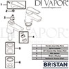 Bristan Vantage Basin Taps Spares